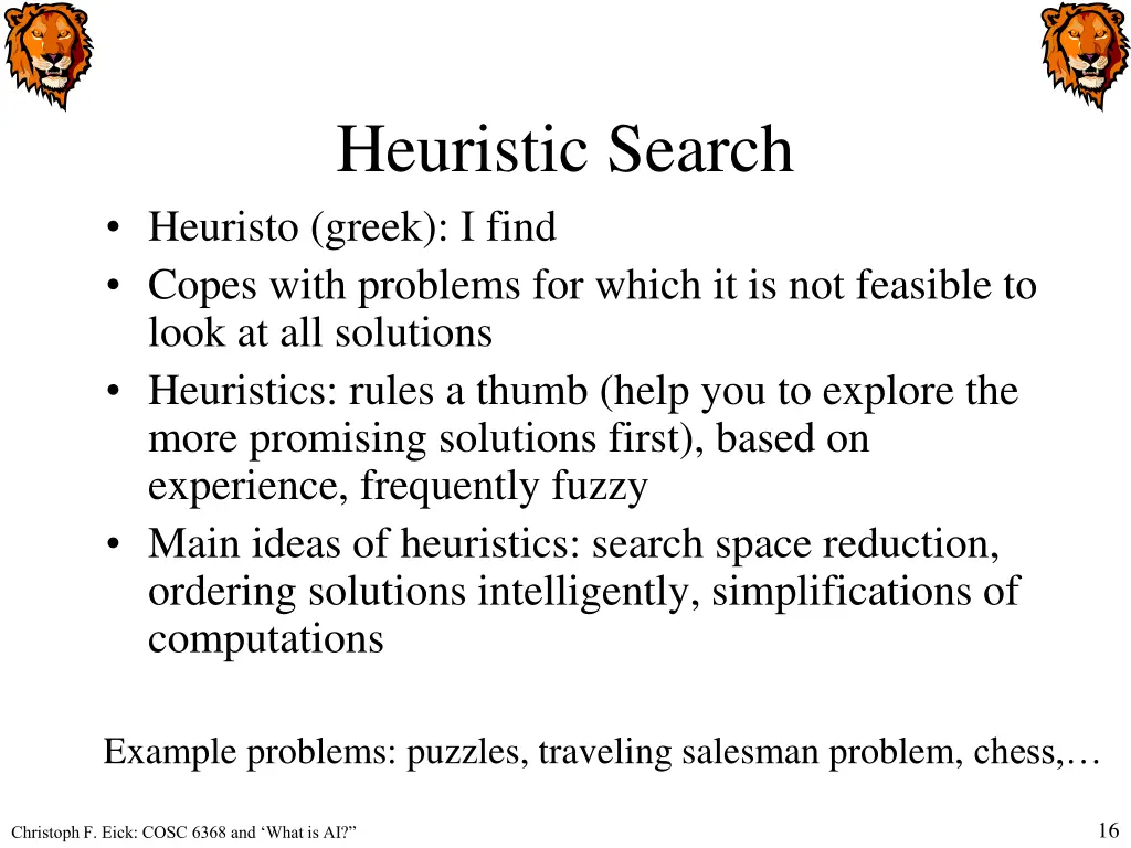 heuristic search