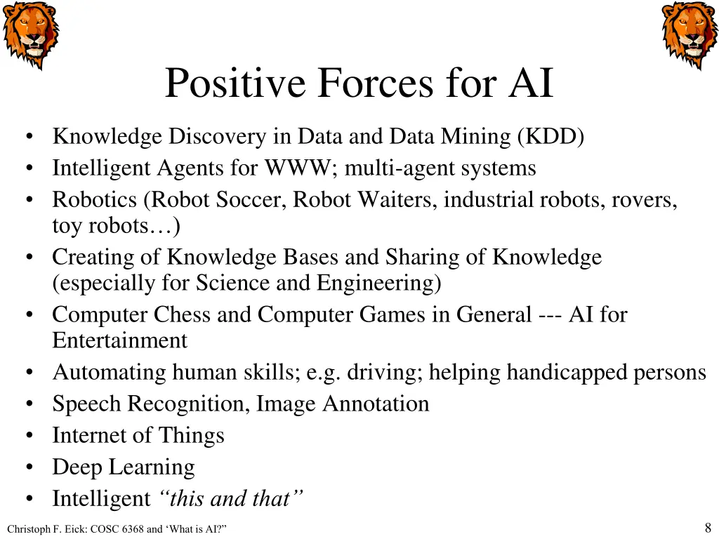 positive forces for ai
