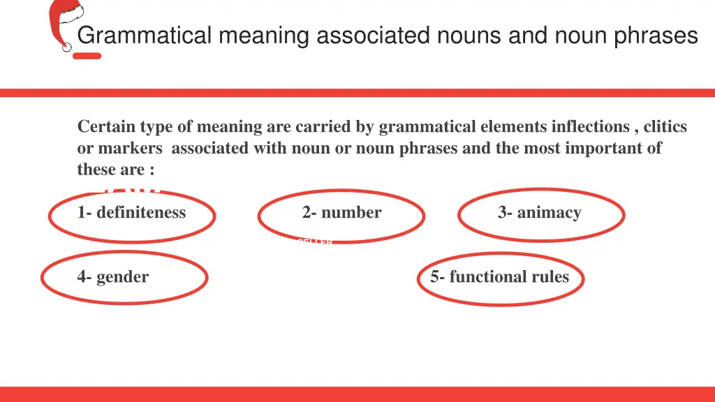 grammatical meaning associated nouns and noun
