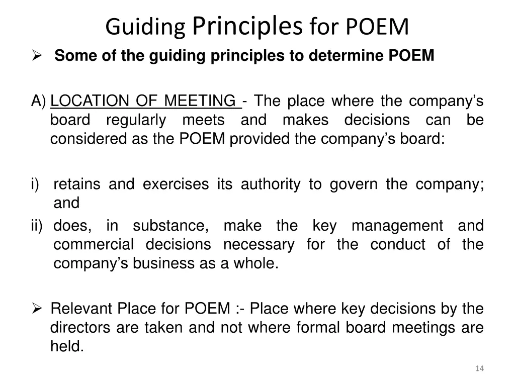guiding principles for poem some of the guiding