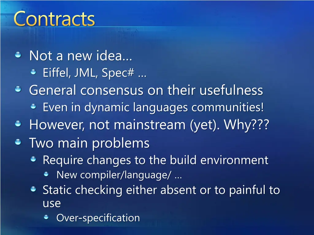 contracts