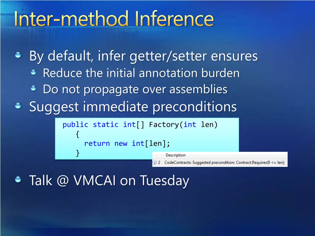 inter method inference