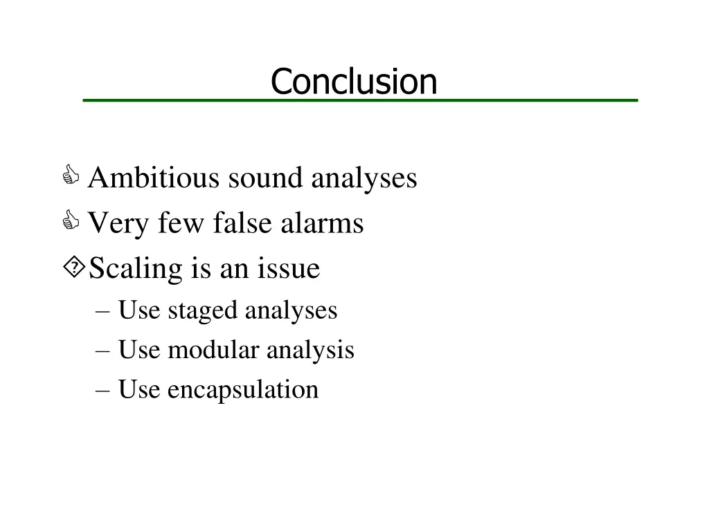conclusion