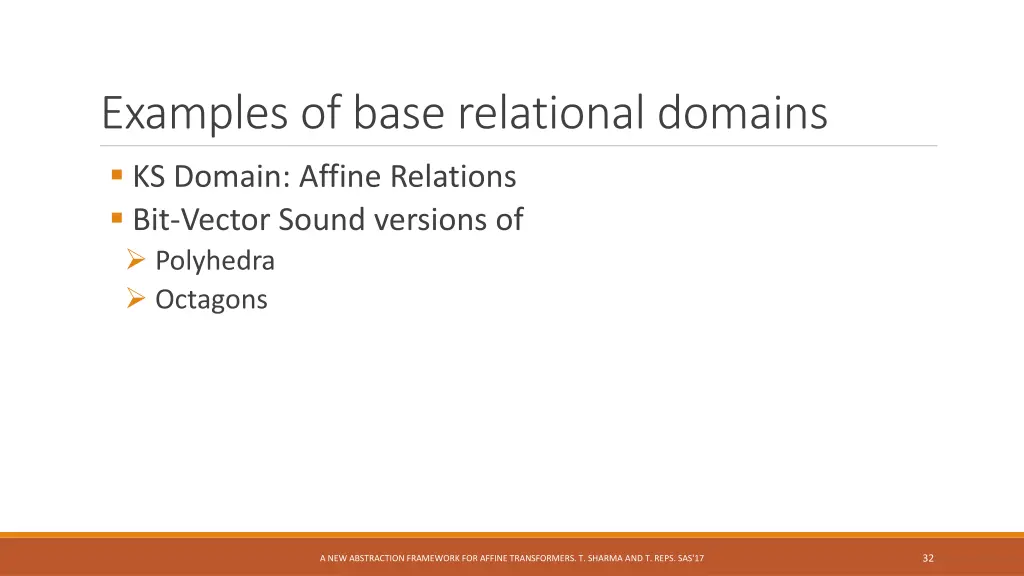 examples of base relational domains ks domain