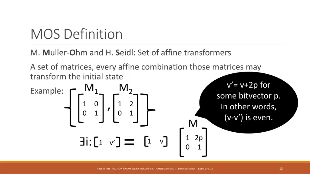 mos definition