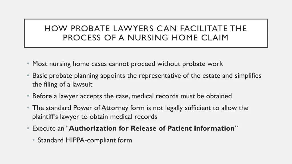 how probate lawyers can facilitate the process