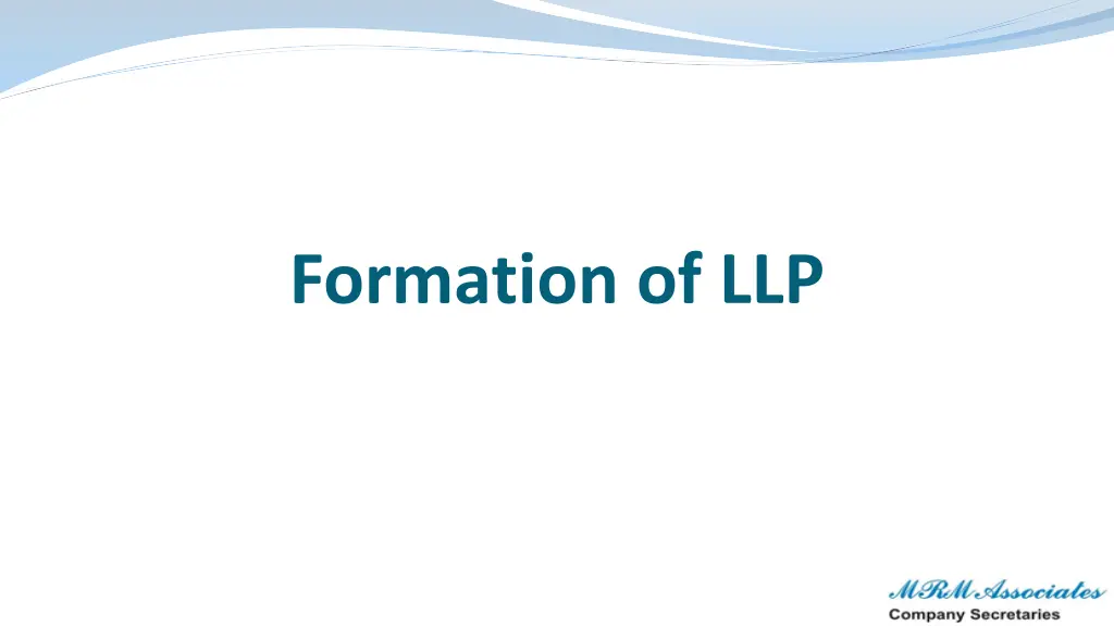 formation of llp