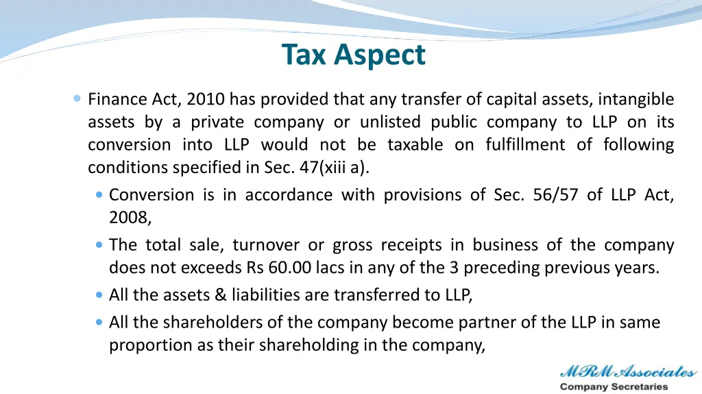 tax aspect 1