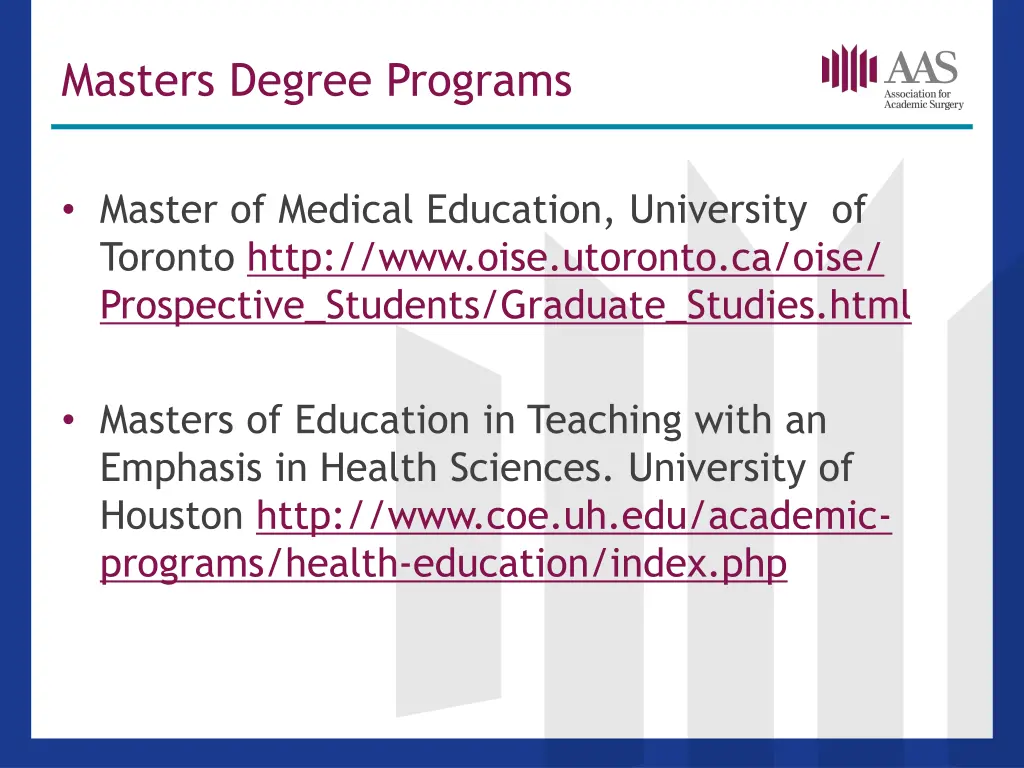 masters degree programs 1