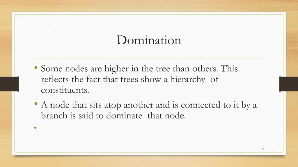 domination