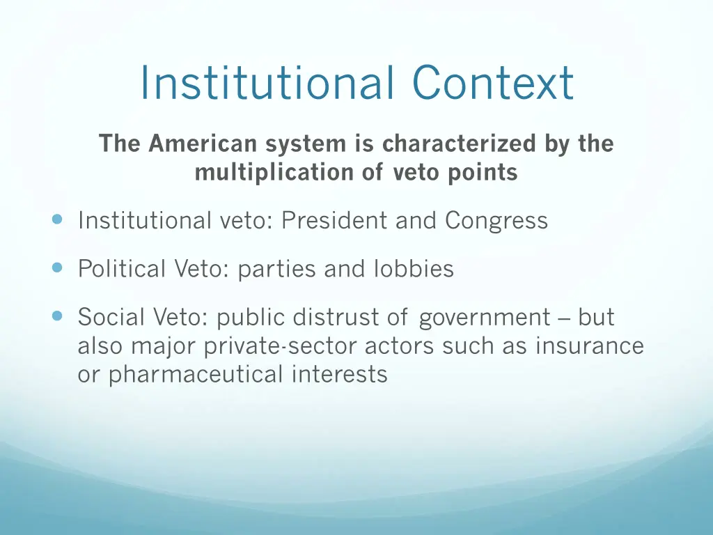 institutional context 1