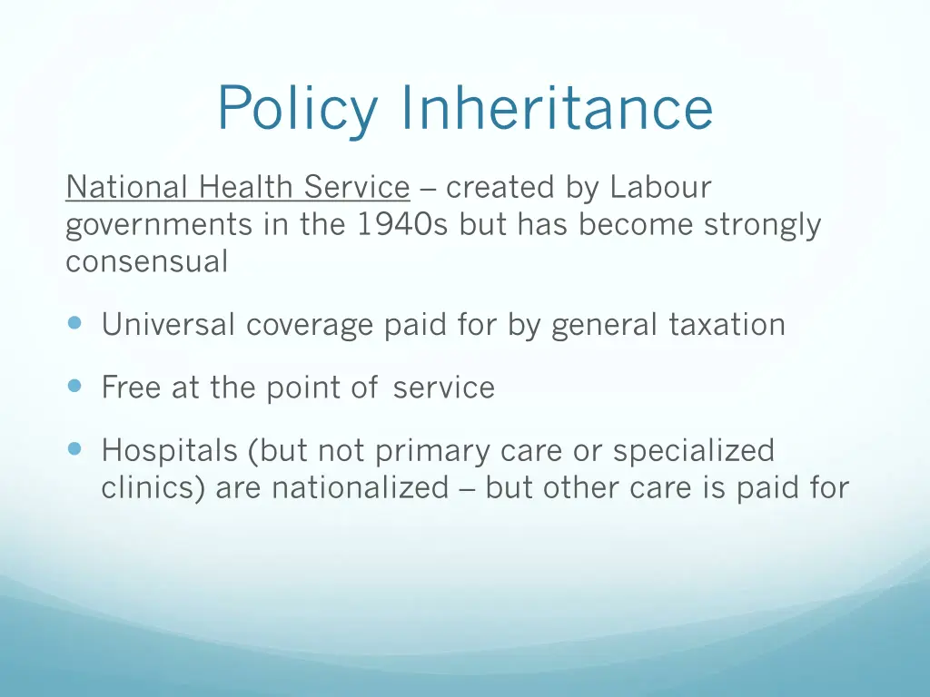 policy inheritance