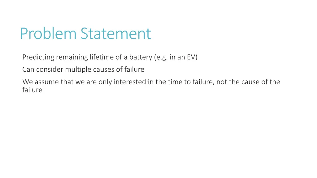 problem statement