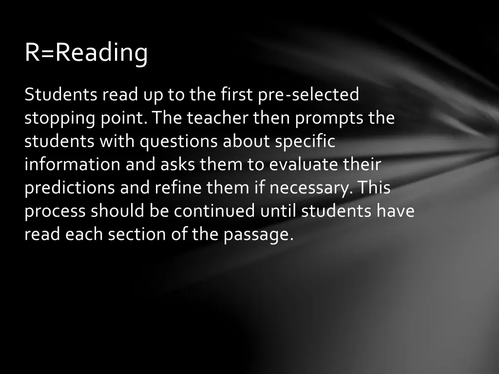 r reading