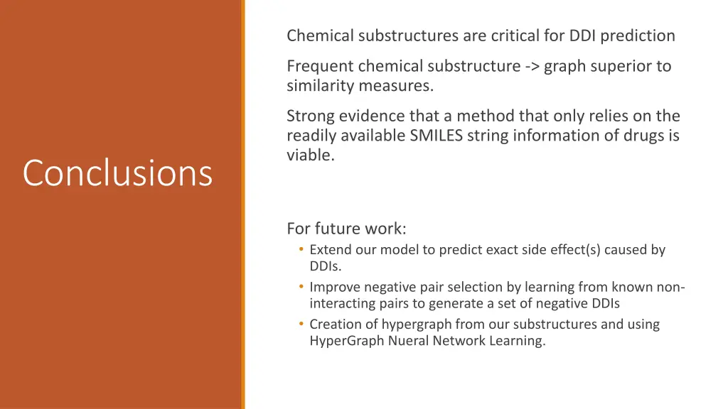 chemical substructures are critical