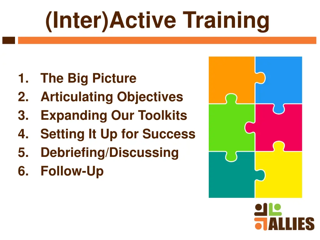 inter active training