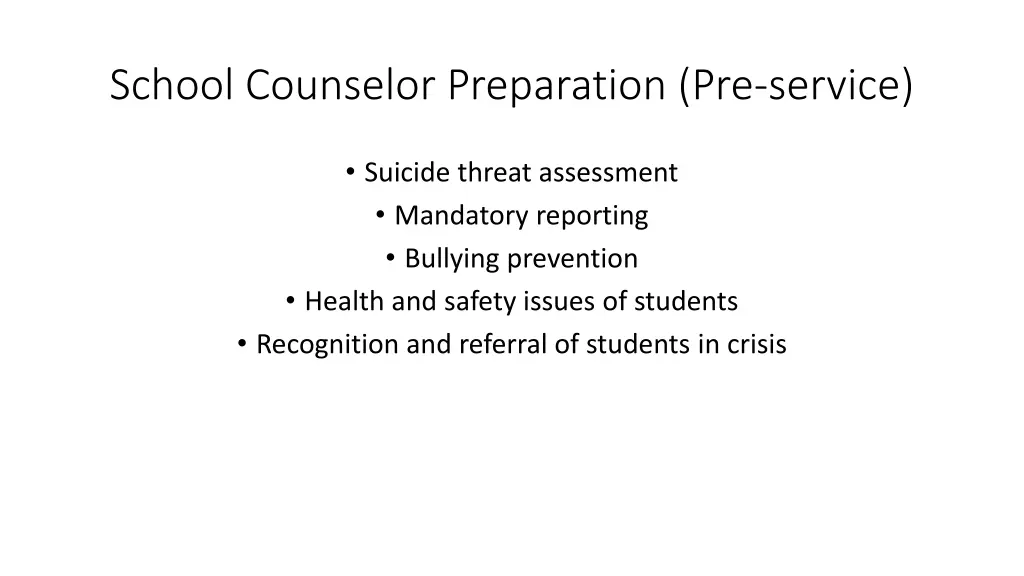 school counselor preparation pre service 2
