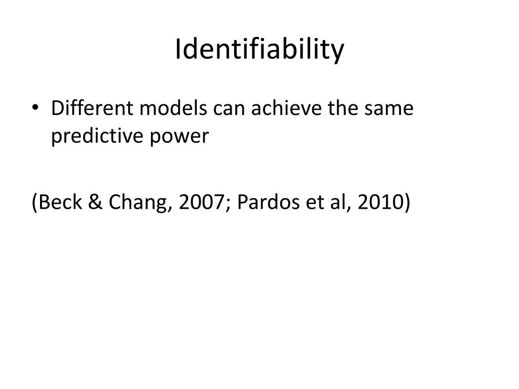 identifiability