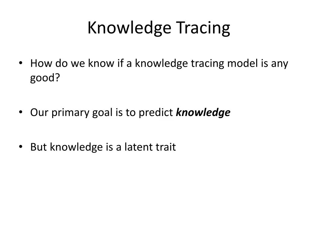 knowledge tracing 1