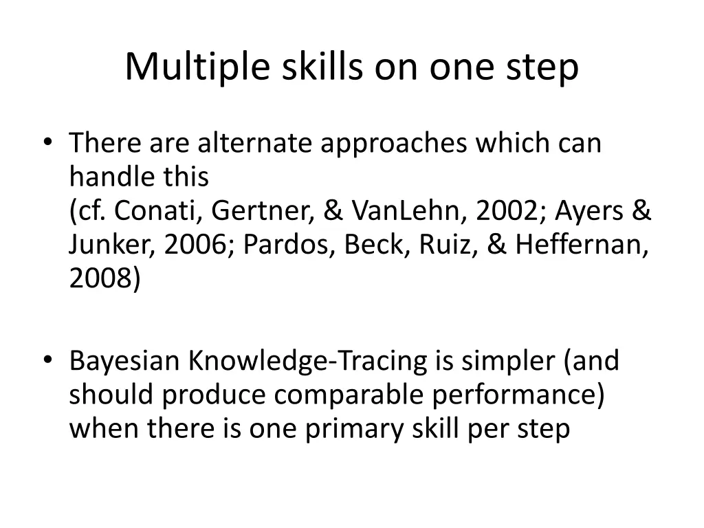 multiple skills on one step