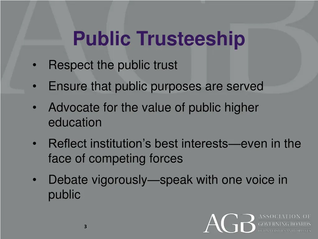 public trusteeship