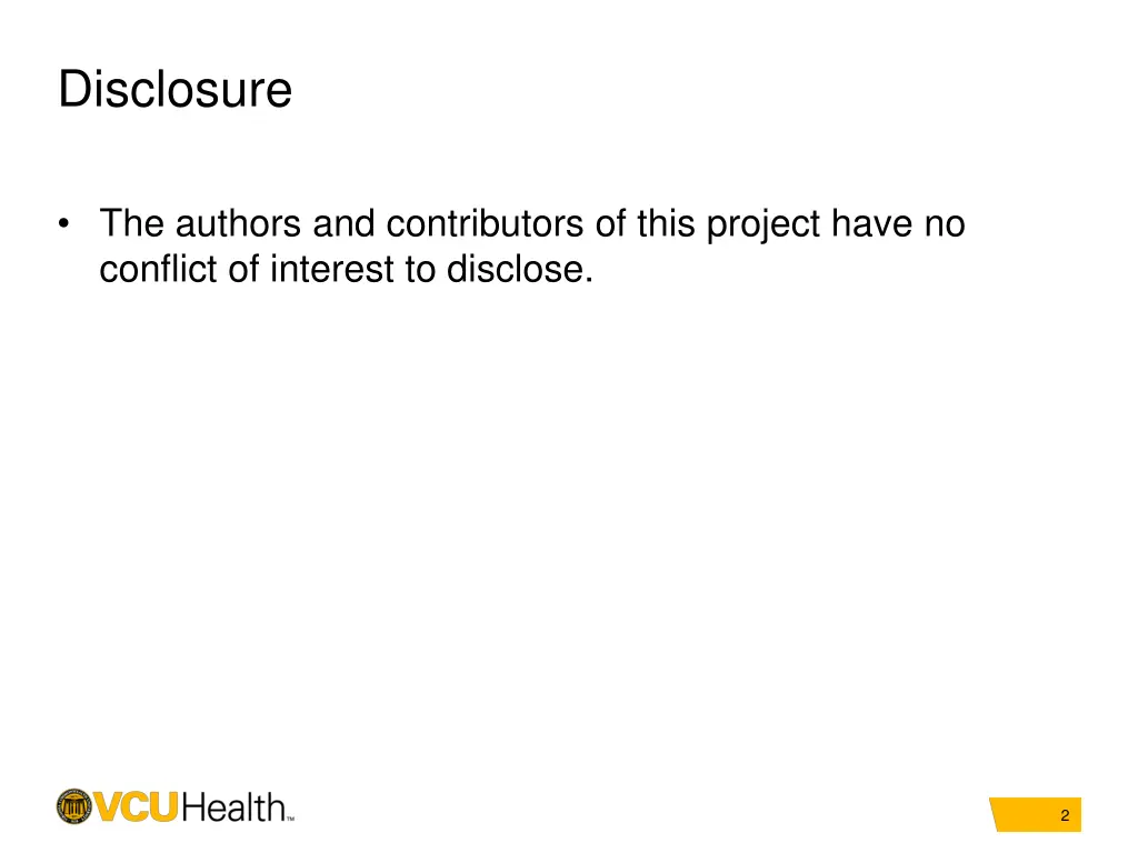 disclosure