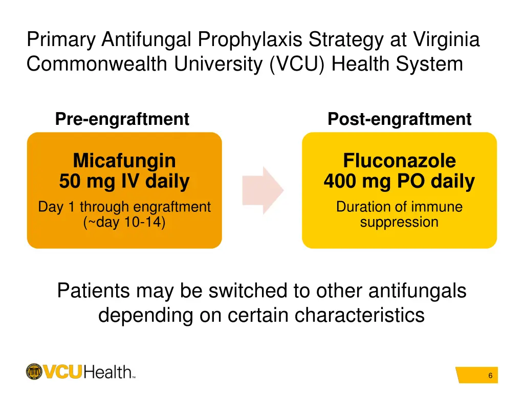 primary antifungal prophylaxis strategy