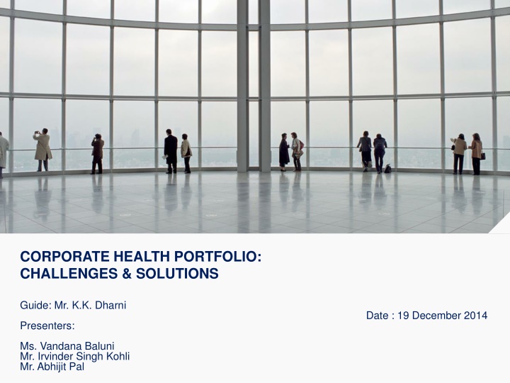 corporate health portfolio challenges solutions