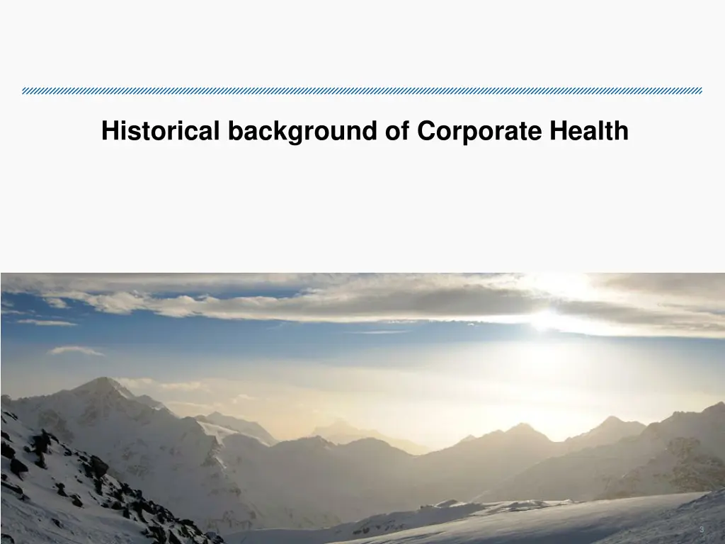 historical background of corporate health
