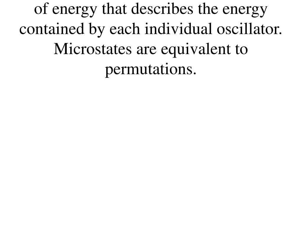 of energy that describes the energy contained