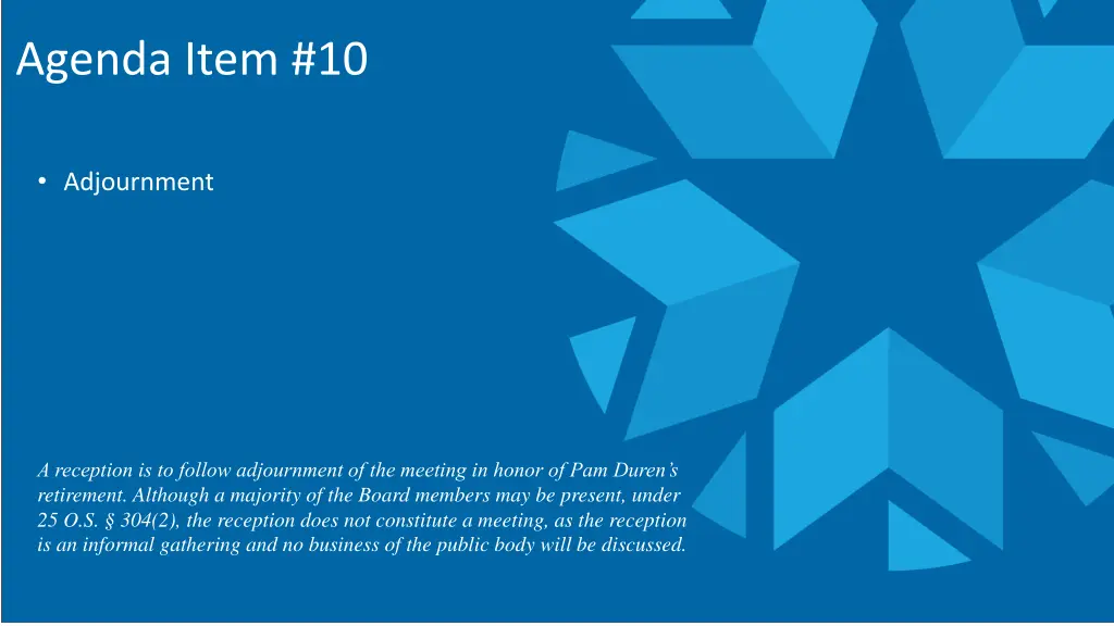 agenda item 10