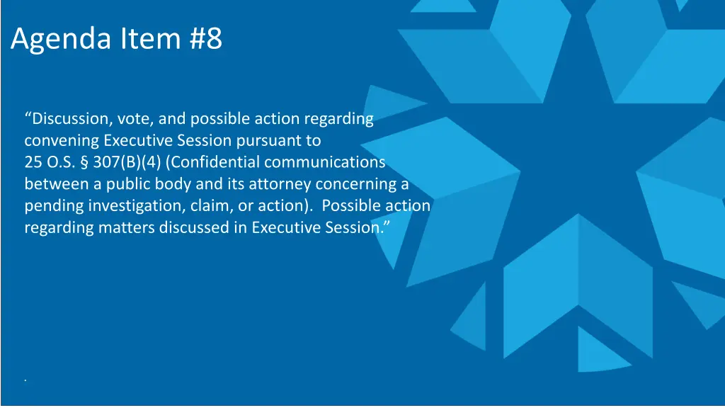 agenda item 8