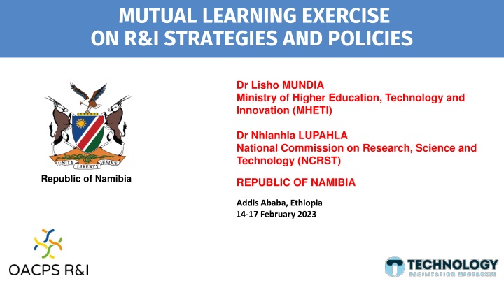 mutual learning exercise on r i strategies