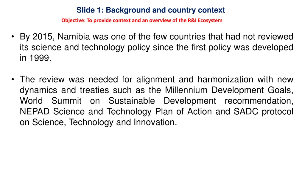 slide 1 background and country context
