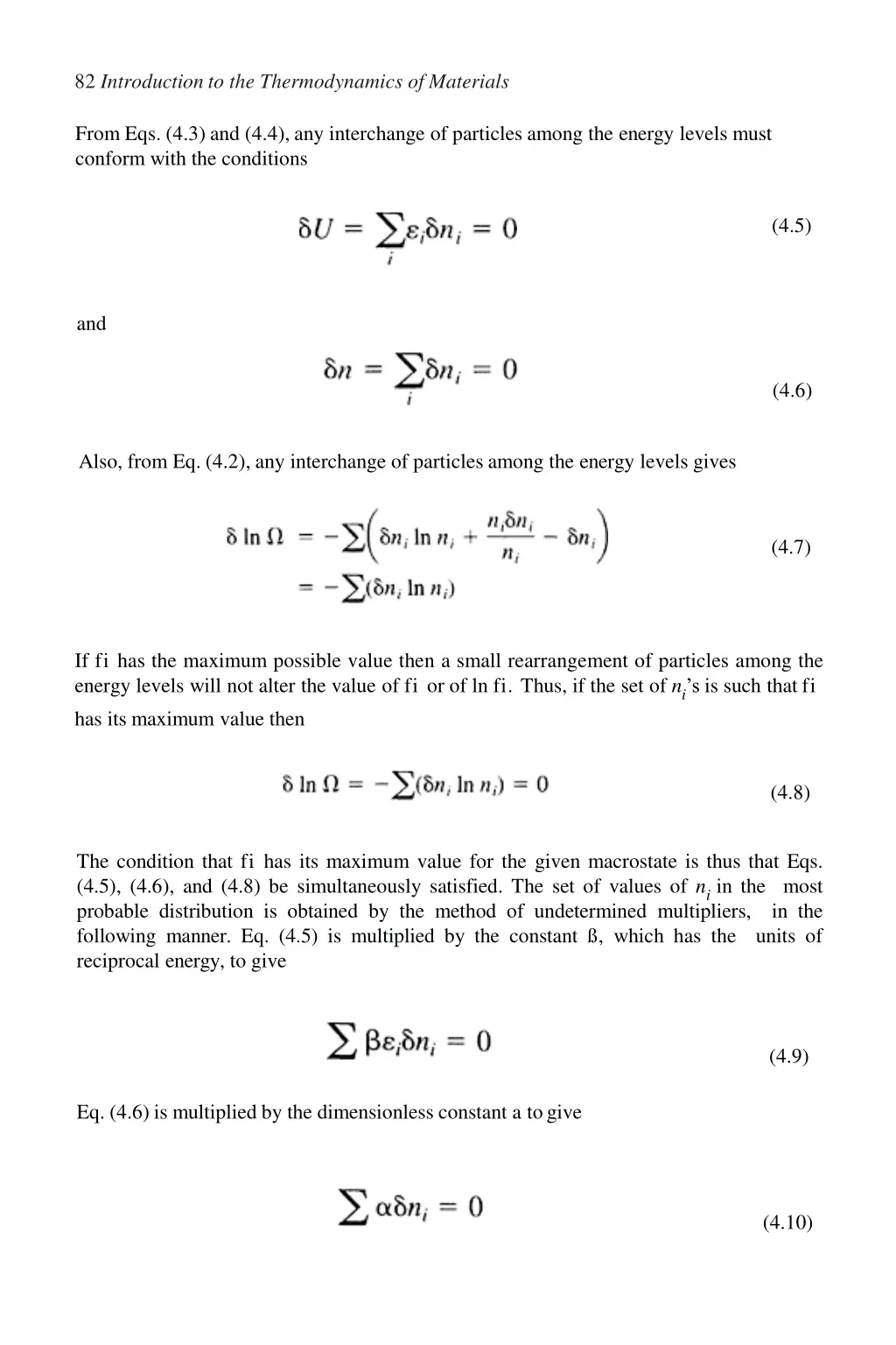 82 introduction to the thermodynamics of materials