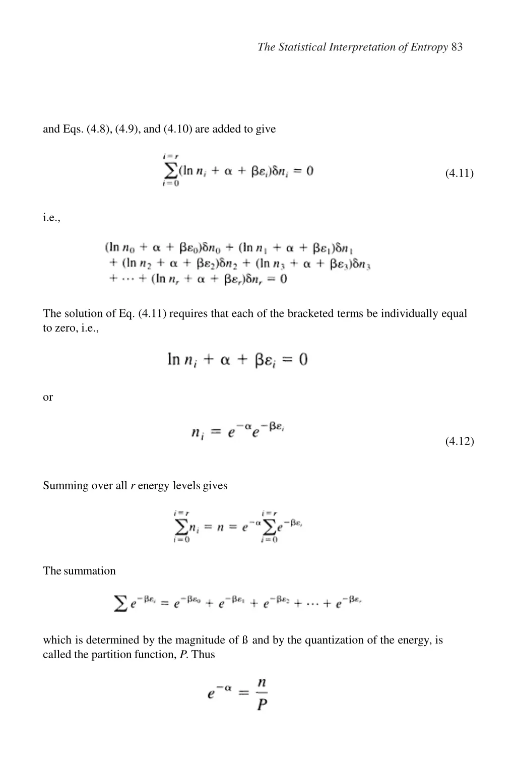 the statistical interpretation of entropy 83