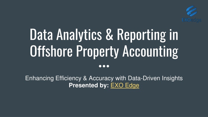 data analytics reporting in offshore property