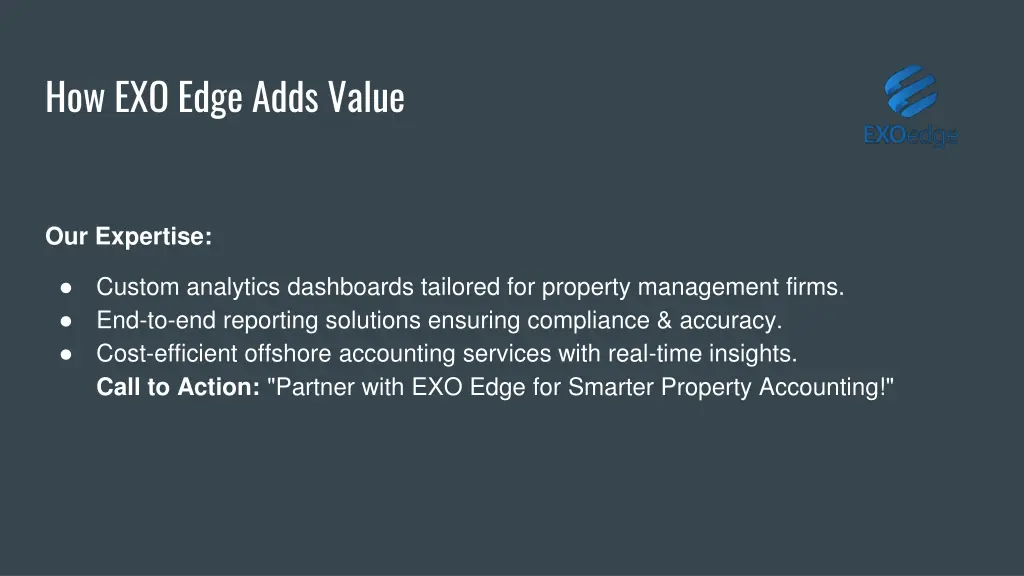 how exo edge adds value