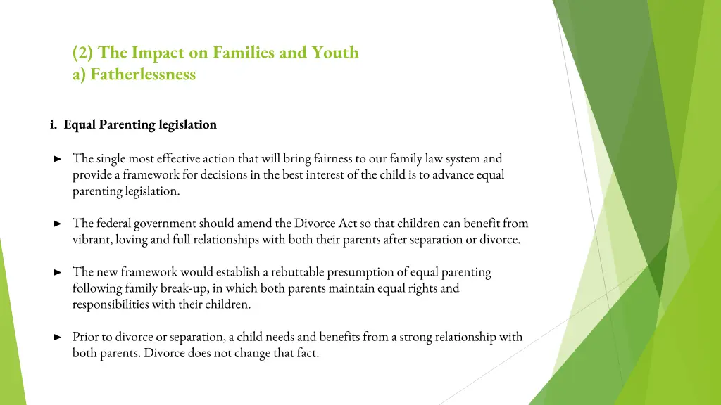 2 the impact on families and youth 5