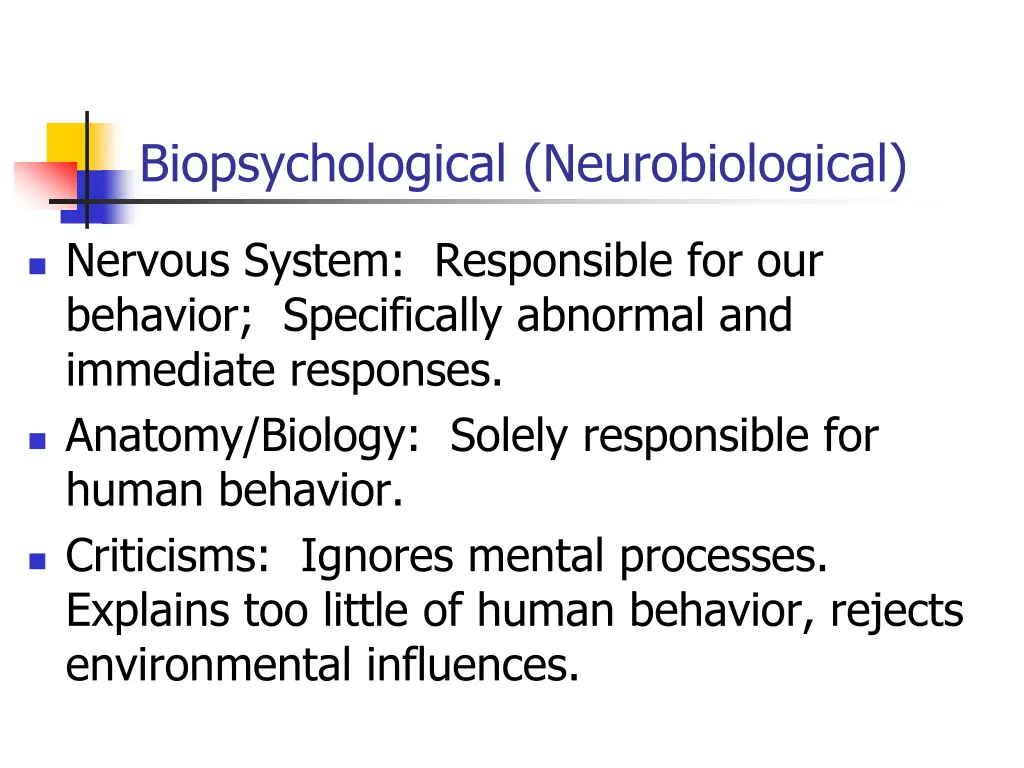 biopsychological neurobiological 1