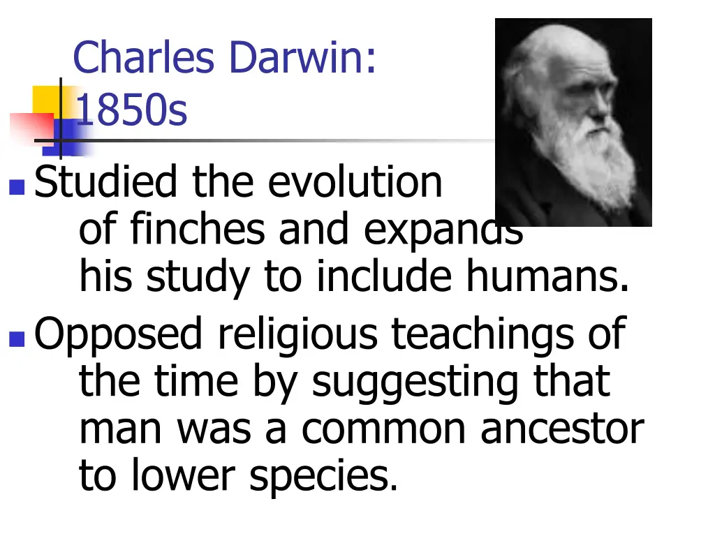 charles darwin 1850s