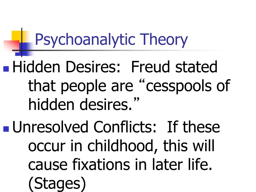 psychoanalytic theory 3