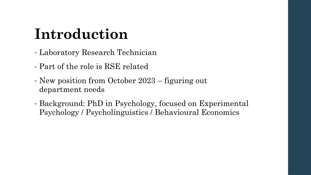 introduction
