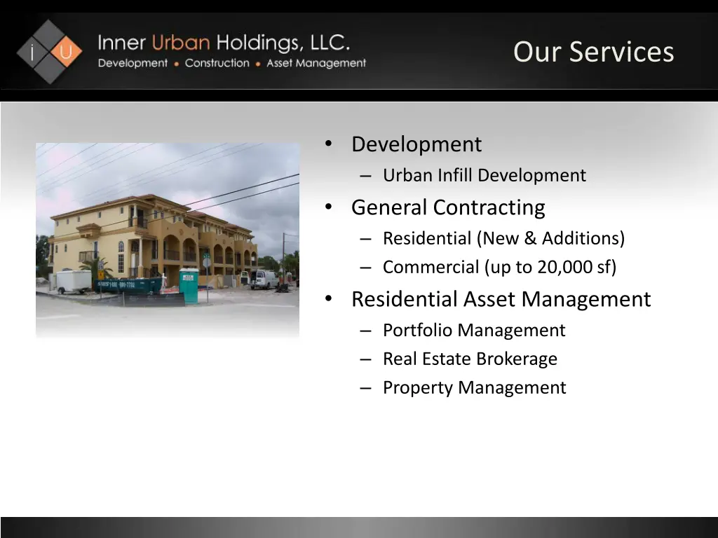 our services
