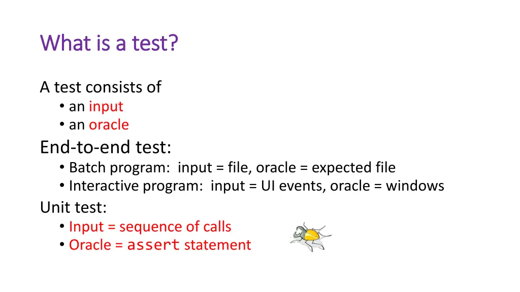 what is a test what is a test