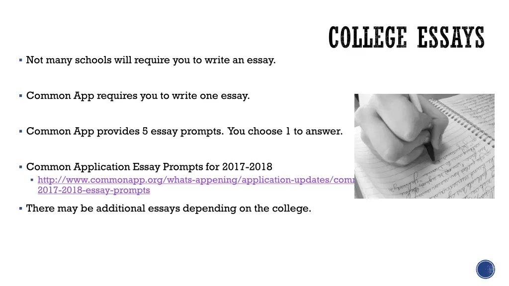college essays