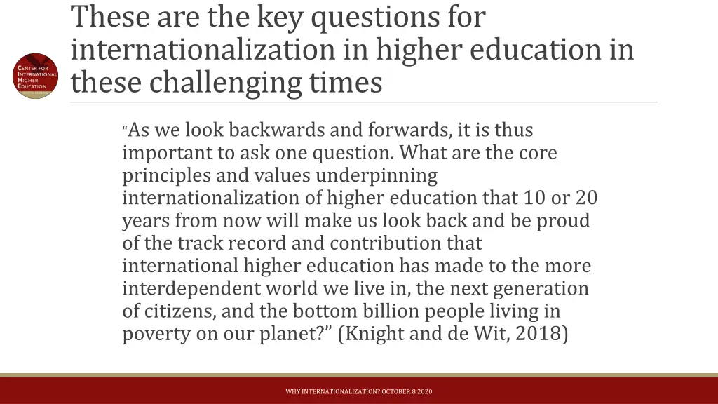 these are the key questions