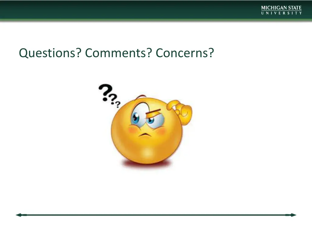 questions comments concerns