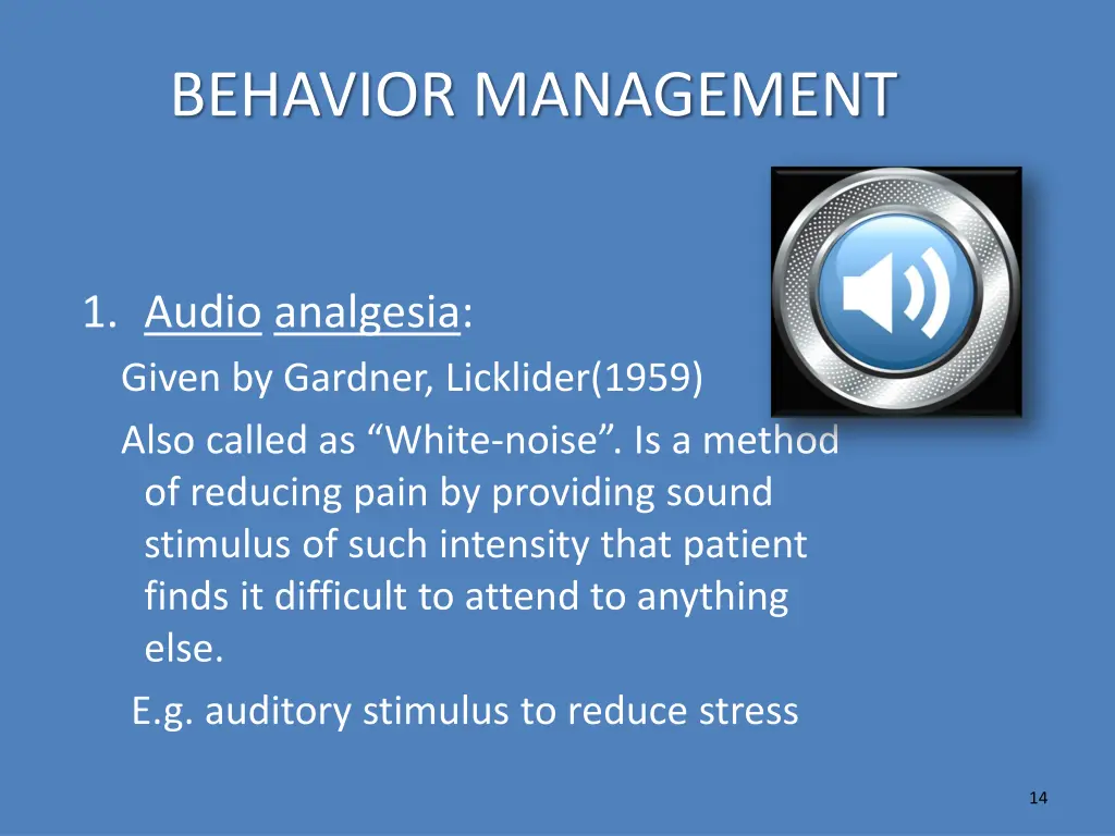 behavior management