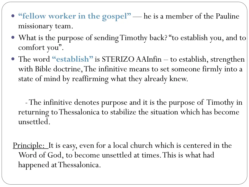 fellow worker in the gospel he is a member